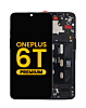 OLED Assembly with Frame for Oneplus 6T (A6010 / A6013) (BLACK) (Premium)