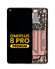 OLED Assembly with Frame for OnePlus 8 Pro (ONYX BLACK) (Premium)