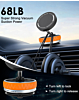 360 Degree Rotating Vacuum Suction Cup Magnetic Phone Holder - ORANGE (Only Ground Shipping)