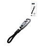 Onten USB C-C Keyring Style Lanyard Fast Charging Cable (0.3ft) (60w) (Only Ground Shipping)