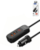 Onten 4-Port Car Charger with LED Indicator for UBER / LYFT Drivers (60W) (Only Ground Shipping)