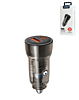 Onten USB C+A Transparent Dual Car Charger (60W) (Only Ground Shipping)