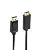 Onten Display Cable for DP Male to HDMI (BLACK) (6ft) (Only Ground Shipping)