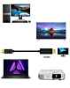 Onten Display Cable for DP Male to HDMI (BLACK) (6ft) (Only Ground Shipping)