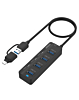 Onten 7in2 USB C + USB A Expander (1 x USB 3.0 / 3 x USB-A 2.0 / 3x USB C) (Only Ground Shipping)