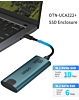 Onten B+M Key SSD Enclosure (Support NVMe and NGFF) (10gbps)
