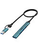 Onten 4in2 USB Expander (USB A / USB C to USB 3.0 + 4x USB 2.0) (Only Ground Shipping)