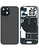 Buy the Back Glass in black, OEM Pull B Grade, with frame, wireless NFC charging flex, and MagSafe magnet for iPhone 15.
