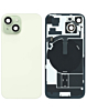 Order the Back Glass in green, OEM Pull B Grade, with frame, wireless NFC charging flex, and MagSafe magnet for iPhone 15.
