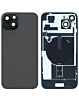 Order the back glass with frame, wireless NFC charging flex, and MagSafe magnet for iPhone 15 Plus — black, OEM pull B grade.