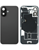 Stock up on the back glass with frame, wireless NFC charging flex, and MagSafe magnet for iPhone 16 in black, OEM Pull B Grade.