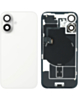 Purchase the back glass with frame, wireless NFC charging flex, and MagSafe magnet for iPhone 16 in white, OEM Pull B Grade.