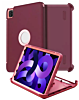 Heavy Duty Case with Clip - MAROON PINK for iPad Air 4 / Air 5 / Pro 11 (1st / 2nd / 3rd / 4th) (Only Ground Shipping)