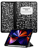 Old Style Notebook Design Case - Composition Book for iPad Pro 12.9 (3rd / 4th / 5th / 6th) (Only Ground Shipping)