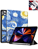 Old Style Notebook Design Case - Starry Night for iPad Air 13 2024 / Pro 12.9 (3rd / 4th / 5th / 6th) (Only Ground Shipping)