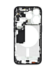 Middle Frame with Parts for iPhone 15 Pro (BLACK) (International Version) (OEM Pull A Grade)