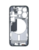 Middle Frame with Small Parts for iPhone 15 Pro (BLUE TITANIUM) (US Version) (OEM Pull B Grade)