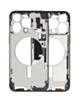 Middle Frame with Small Parts for iPhone 15 Pro Max (BLACK TITANIUM) (US Version) (OEM Pull A Grade)