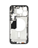 Middle Frame with Small Parts for iPhone 15 Pro Max (BLACK TITANIUM) (US Version) (OEM Pull A Grade)