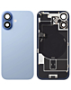 Back Glass with Frame and Wireless NFC Charging Flex and MagSafe Magnet for iPhone 17 (MIST BLUE) (OEM Pull A Grade)