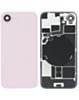 Back Glass with Frame and Wireless NFC Charging Flex and MagSafe Magnet for iPhone 17e (SOFT PINK) (OEM Pull A Grade)