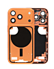 Middle Frame with Small Parts for iPhone 17 Pro (COSMIC ORANGE) (US Version) (OEM Pull A Grade)