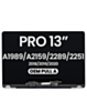 LCD Assembly (SILVER) (OEM Pull A Grade) for MacBook Pro 13" (A1989 / Late 2018 / Early 2019) (A2159 / Mid 2019) (A2289 / A2251 / Mid 2020)