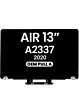 MacBook Air 13" Retina (A2337 / Late 2020) (M1) LCD Assembly (SILVER) (OEM Pull A Grade)