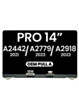 LCD Assembly for MacBook Pro 14" (A2442 / Late 2021) / (A2779 / Late 2023 ) / (A2918 / Late 2023) (OEM Pull A Grade) (SPACE GRAY)