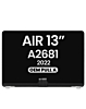 LCD Assembly (SILVER) (OEM Pull A Grade) for MacBook Air 13" (A2681 / Mid 2022)