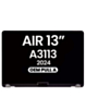 LCD Assembly (SILVER) (OEM Pull A Grade) for MacBook Air 13" (A3113 / 2024)