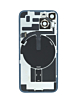 Back Glass with MagSafe Magnet & NFC & Flashlight Flex for iPhone 14 (PURPLE) (OEM Pull B Grade)