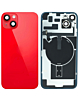 Purchase the back glass with frame, wireless NFC charging flex, and MagSafe magnet for the iPhone 14 Plus — in Red, OEM pull B grade.