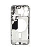 Middle Frame with Parts for iPhone 15 Pro Max (WHITE) (International Version) (OEM Pull B Grade)