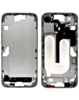 Middle Frame with Photo Capture Button and Small Parts for iPhone 16 Plus (BLACK) (International Version) (OEM Pull B Grade)