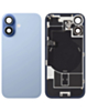 Back Glass with Frame and Wireless NFC Charging Flex and MagSafe Magnet for iPhone 17 (MIST BLUE) (OEM Pull B Grade)