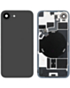 Back Glass with Frame and Wireless NFC Charging Flex and MagSafe Magnet for iPhone 17e (BLACK) (OEM Pull B Grade)