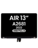 LCD Assembly (SILVER) (OEM Pull B Grade) for MacBook Air 13" (A2681 / Mid 2022)