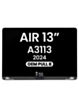 LCD Assembly for MacBook Air 13" (A3113 / 2024) (OEM Pull B Grade) (SPACE GRAY)