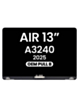LCD Assembly for MacBook Air 13" (A3240 / Early 2025) (OEM Pull B Grade) (SILVER)