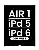 LCD Assembly for iPad 5 (2017) / iPad 6 (2018) / iPad Air 1 (Pull B Grade)