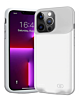 Soft Rubber Slim Charging Case (7000 mAh) for iPhone 13 Pro Max (WHITE) (Only Ground Shipping)