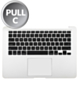 MacBook Air 13" (A1466 / Mid 2013 / Early 2014 / Early 2015 / Mid 2017) Top Case with US Keyboard (OEM Pull C Grade)