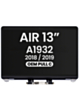 LCD Assembly for MacBook Air 13" A1932 (2018-2019) (OEM Pull C Grade) (SPACE GRAY)