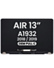 LCD Assembly for MacBook Air 13" A1932 (2018-2019) (OEM Pull C Grade) (SILVER)