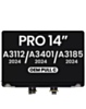 LCD Assembly (Glossy) (SPACE BLACK) for MacBook Pro 14" (A3112 / A3401 / A3185) (Late 2024) (OEM Pull C Grade)