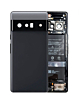 Frame with Small Parts Pre-Installed for Google Pixel 6 Pro (STORMY BLACK) (OEM Pull C Grade) (Only Ground Shipping)