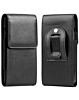 Vertical 6.9" Phone Pouch Case - BLACK (Only Ground Shipping)