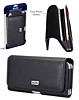 EVO 6.9" Horizontal Pouch with Belt Clip - BLACK (Only Ground Shipping)