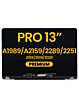 LCD Assembly (SPACE GRAY) (Premium) for MacBook Pro 13" (A1989 / Late 2018 / Early 2019) (A2159 / Mid 2019）(A2289 / A2251 / Mid 2020)